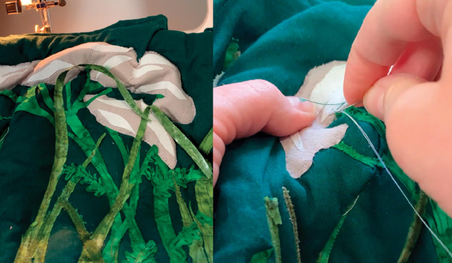 Stills from Sewing Yarrow Flowers Still_Repair, Video